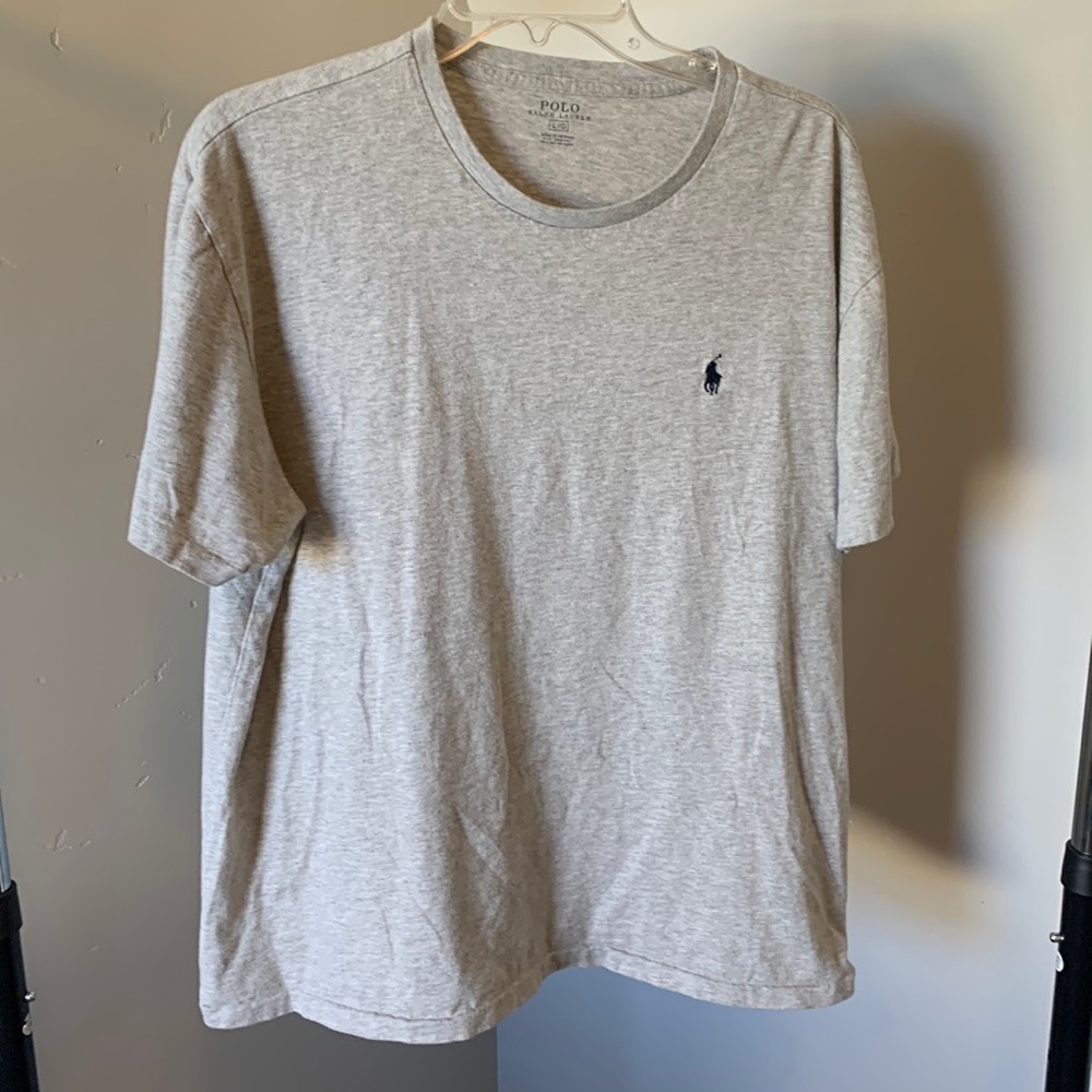 Polo by Ralph Lauren gray short sleeve T-shirt size large